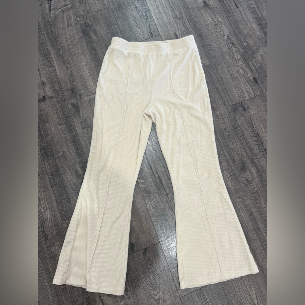 Aerie ribbed flare pants- size M Short